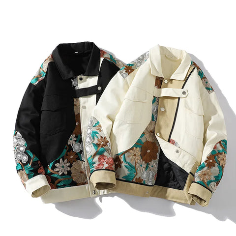 NEW MITO Floral Embroidered Jacket