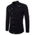 Men's Tailored Fit Double Placket Long Sleeve Shirt