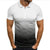 Men's Slim-Fit Gradient Print POLO T-Shirt
