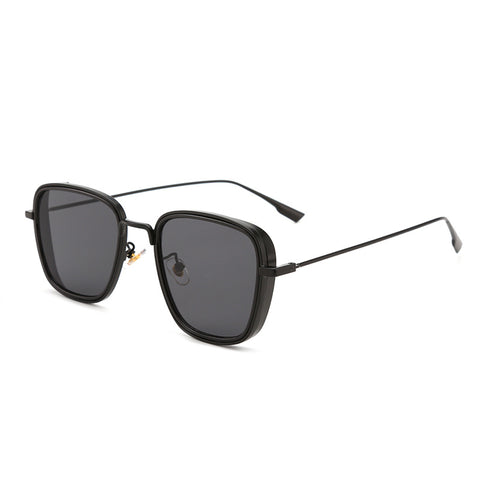 NetRed Thick-Edged Irregular Square Sunglasses