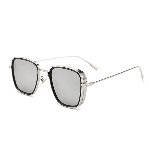 NetRed Thick-Edged Irregular Square Sunglasses