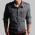 Men's Casual Cotton Long-Sleeved Shirt