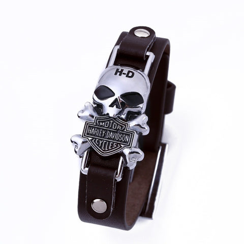 Brassard tête de mort Harley Davidson