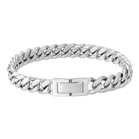 Men's Thick Link Chain Bracelet - Gold/Platinum