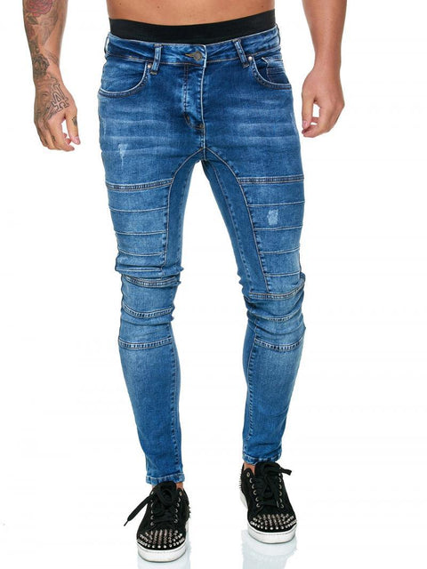 Men's Ripped Casual Skinny Jeans