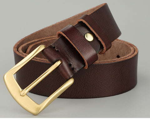 Men's Handmade Cowhide Belt