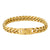 Men's Thick Link Chain Bracelet - Gold/Platinum