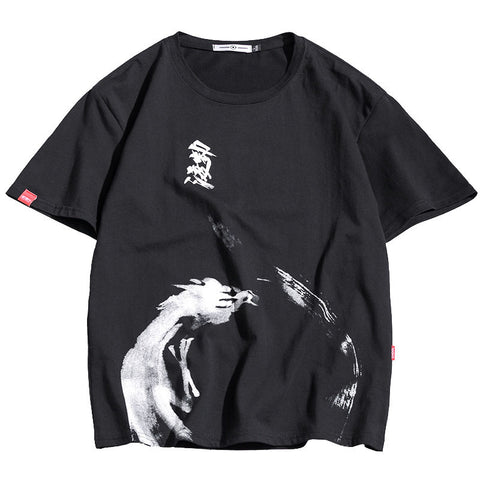 Men's Oversized Brushed Ink T-Shirt