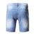 Men's Stretch Fit Blue Denim Shorts