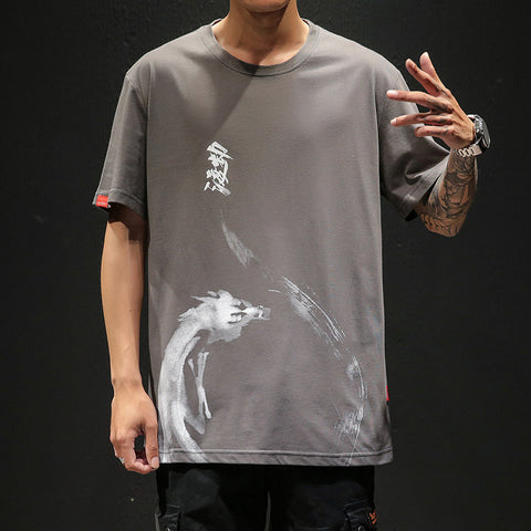 Men's Oversized Brushed Ink T-Shirt