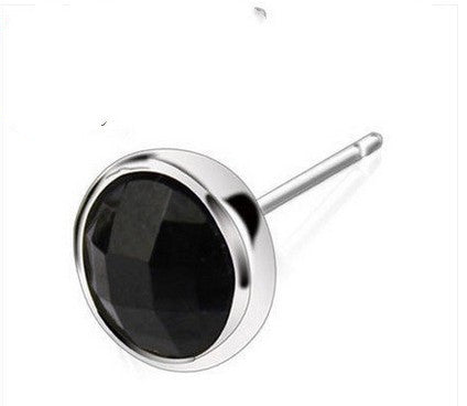 Pendientes de plata de ley 925 hipoalergénicos.