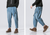 Pantalones informales estilo europeo holgados