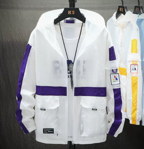 Chaqueta de protección solar ultrafina y transpirable para hombre