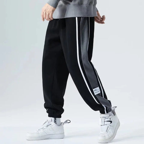 Men's Side Striped Relaxed Fit Joggers