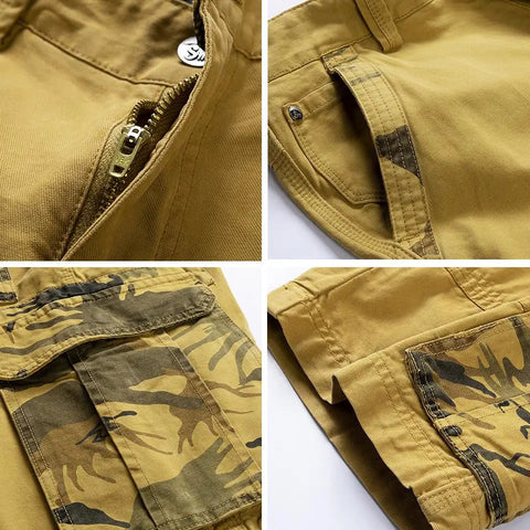 Tactical Camouflage Cargo Shorts