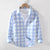 Men's Classic Long-Sleeve Checkered Shirt
