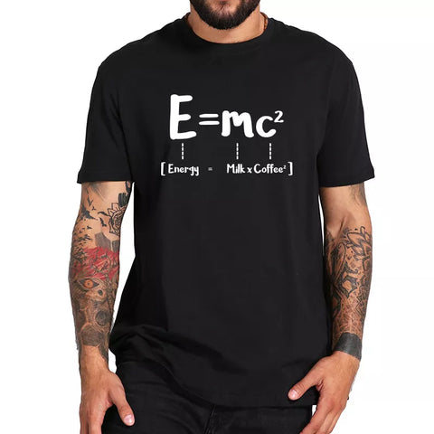 GEEKS Theory of Relativity: Funny Print Cotton T-Shirt