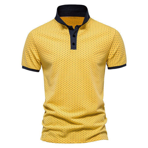 Men's Dotted Polo T-Shirt