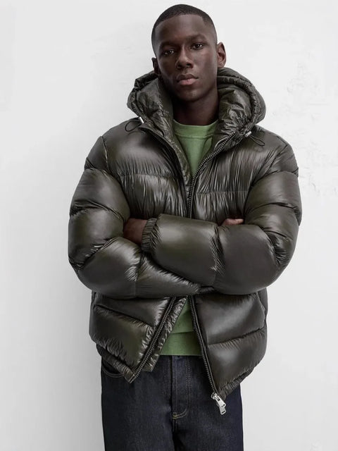 Hooded Cotton-Padded Jacket