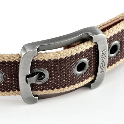 3.5cm/1.4" Woven Canvas Alloy Belt