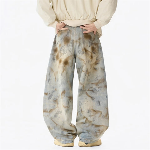 IEFB MudDyed Wide-Leg Drawstring Pants
