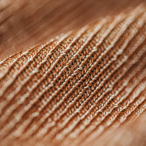 UNCLEFU Orange Knitted Tee