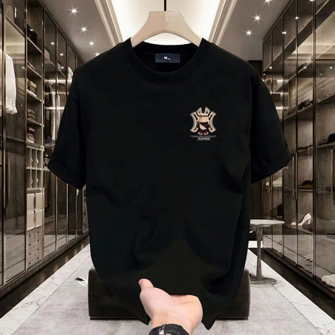 NICLONTBEAR Heavy Cotton Crew Neck T-Shirt