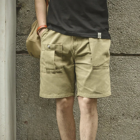 Short militaire P37 100 % coton pour hommes