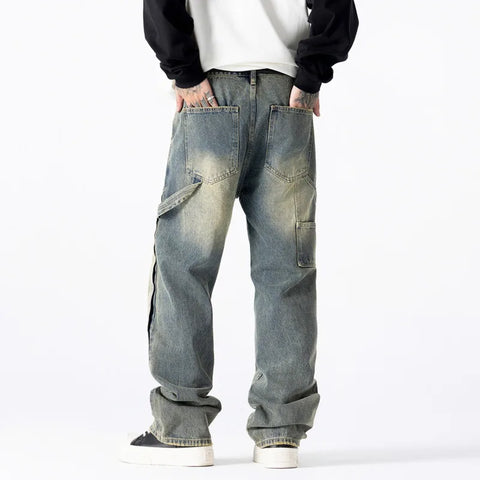 PNF Classic Patchwork Relaxed Fit Jeans