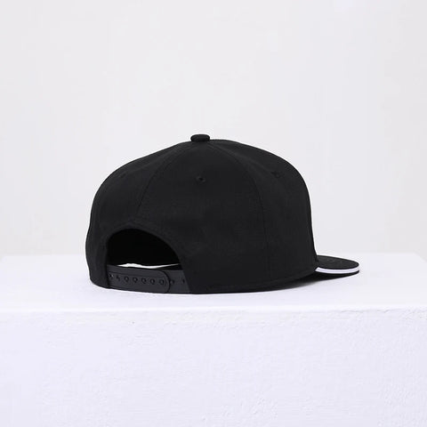 NUZADA Black Embroidered Snapback