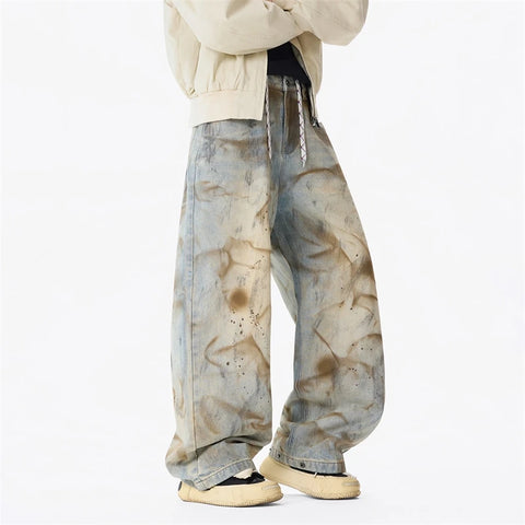 IEFB MudDyed Wide-Leg Drawstring Pants