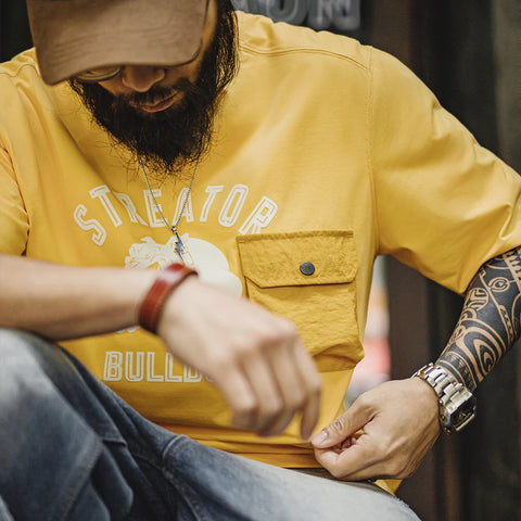 AMEKAJI Streator Bulldogs Print Tee