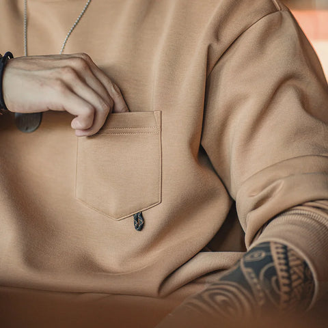 AMEKAJI 3D Urban Beer Bear Print Sweatshirt