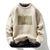 MOREYART GoldenDeer Slim Fit Sweater