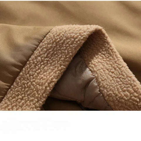 Turtleneck Preppy Lantern Long Sleeve Jacket