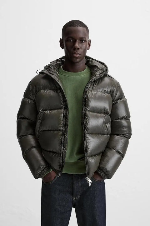 Hooded Cotton-Padded Jacket