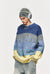 [NEW] INFL Retro Contrast Stripe Knit Oversized Sweater [Unisex]