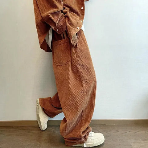 Corduroy Floor Pants