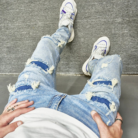 NEW Men's Distressed Skinny Jeans
