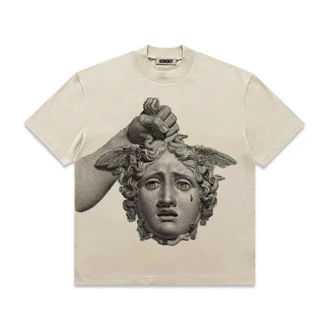 KONOOT Heavy Cotton Medusa Square Cut T-Shirt