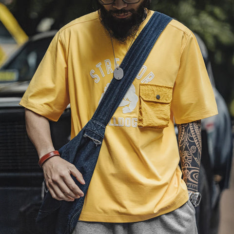 AMEKAJI Streator Bulldogs Print Tee