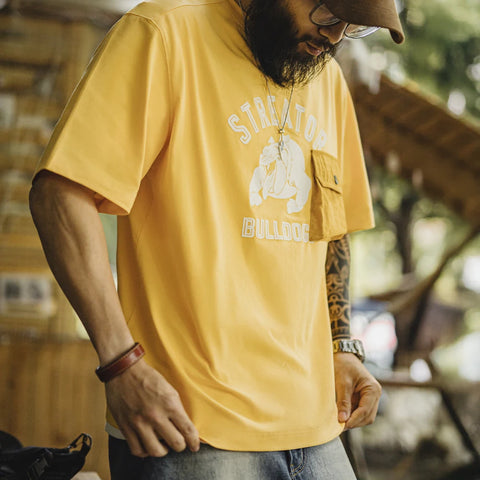 AMEKAJI Streator Bulldogs Print Tee