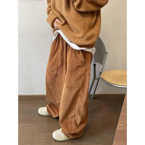 Corduroy Floor Pants
