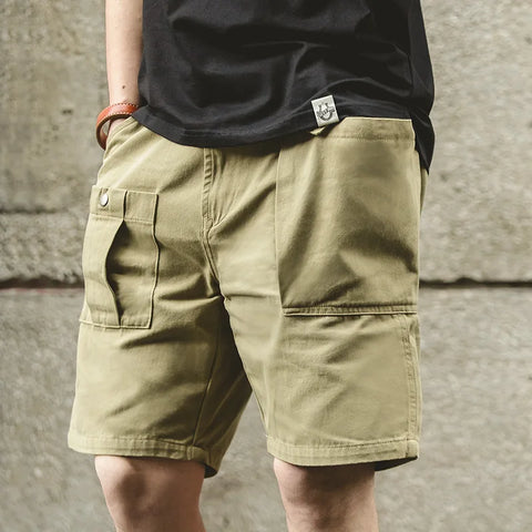 Short militaire P37 100 % coton pour hommes