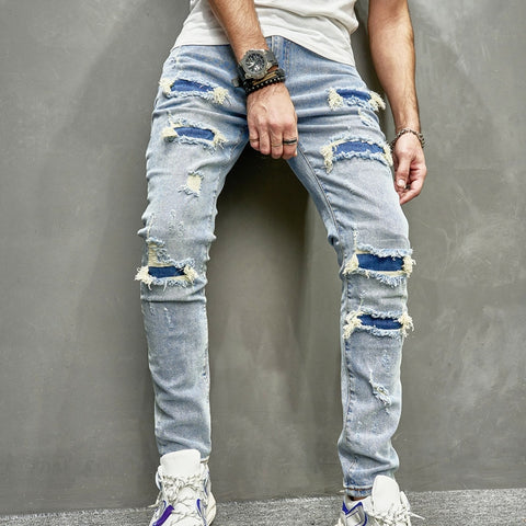 NEW Men's Distressed Skinny Jeans
