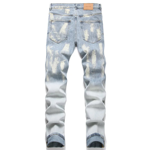 NEW PURPLE BRAND Men's Mid-Rise Slim Fit Jeans