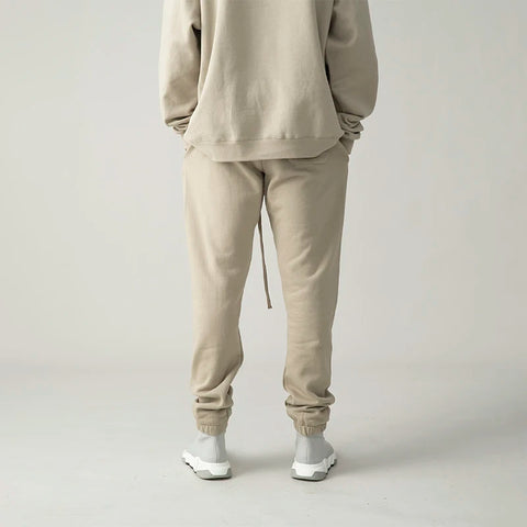 100% Cotton Solid Color Sweatpants