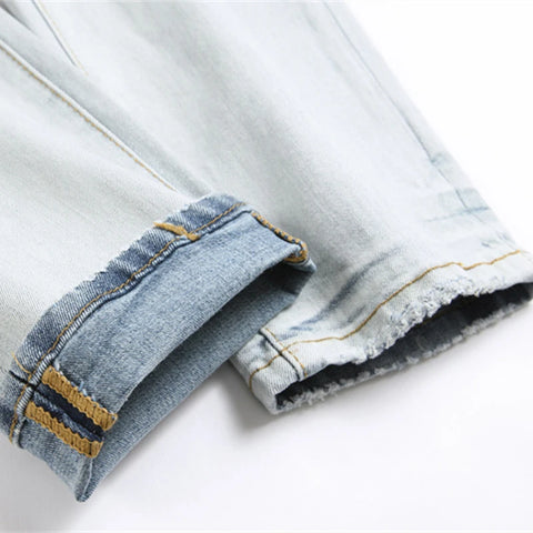 NEW PURPLE BRAND Men's Mid-Rise Slim Fit Jeans