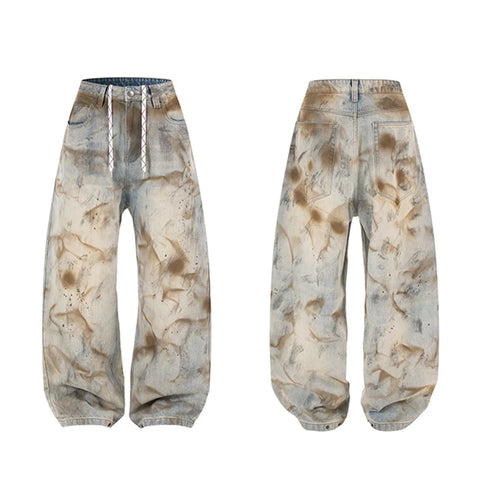 IEFB MudDyed Wide-Leg Drawstring Pants