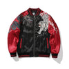 Dragon Phoenix Embroidered Bomber Jacket